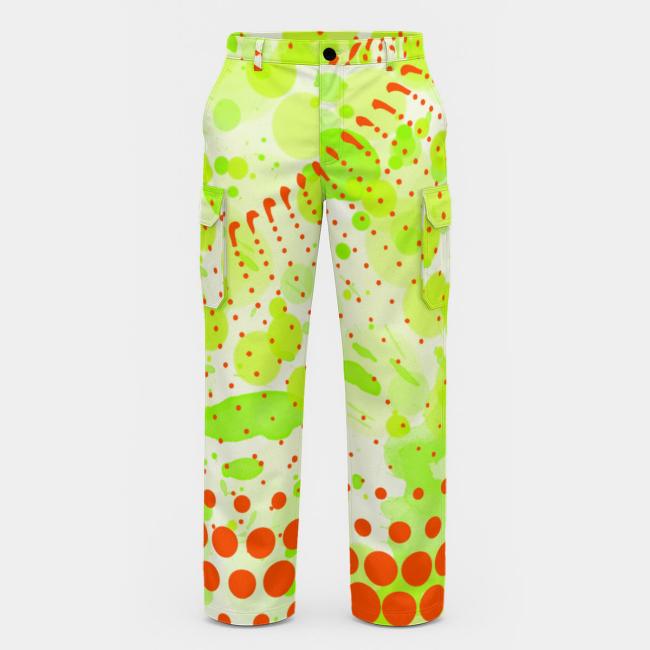 Preview: Cargohose mit Lani - Hose, lang oder kurz, bunt, 100% Polyester, Grösse S-5XL, fester Stoff, Normale Passform, Englische Bulldogge, Bully